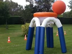 basket gigante hinchable