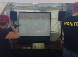 tiro al laser punteria